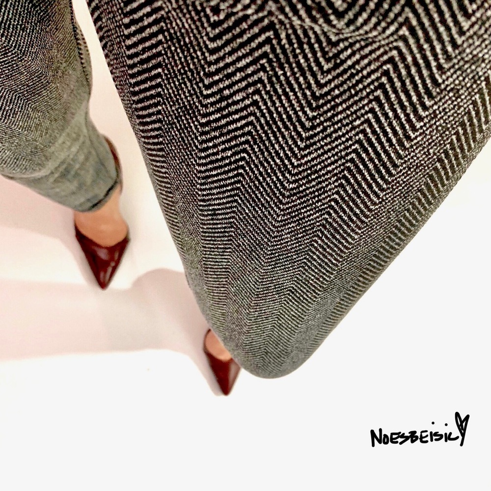 Ambiance Chevron Print Work Pants - Picture 4 of 6
